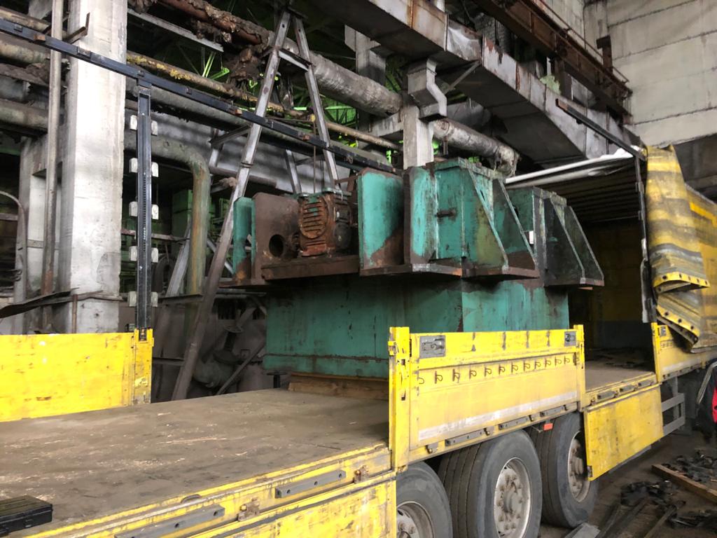 Loading and delivery hot stamping presss KB8042, 1600 tons to Turkey 